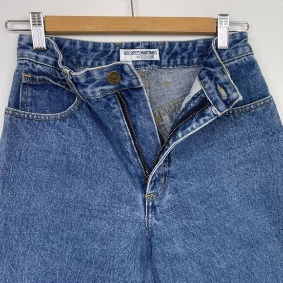 Vintage Guess Georges Marciano 90's Mom Jeans High rise strength leg 6 - Picture 4 of 9